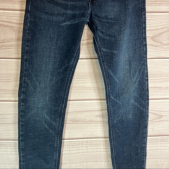 OUTLAND Denim Ranger Slim Tapered Jeans In Bondi Blue - Picture 6 of 13